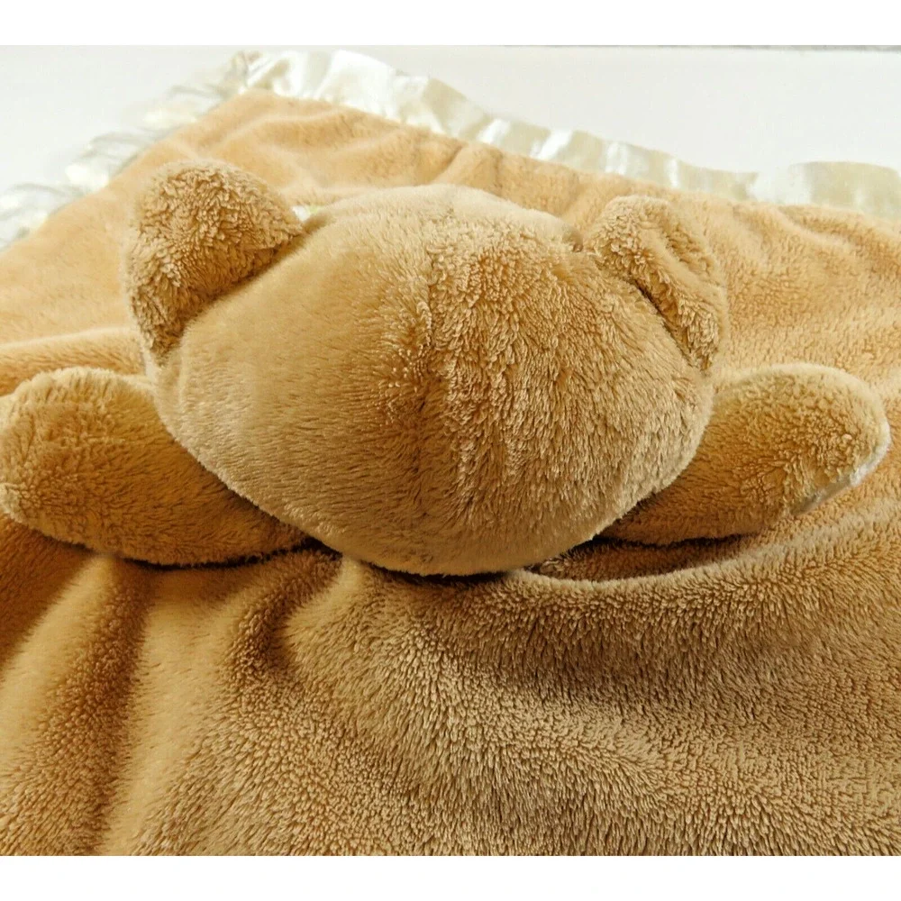 Douglas Baby Fox Lovey Security Blanket Woodland Mushrooms Satin Trim Blankie